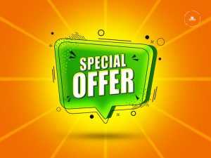 Free Discount Sale Offer Popup Banner Vector Graphic PSD Template