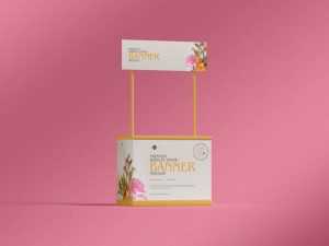 Free Display Stand Mockup PSD