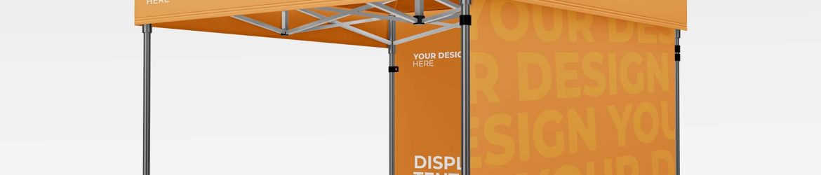 Free Display Tent Mockup