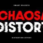 Free Distortion Text and Graphic Effect PSD file