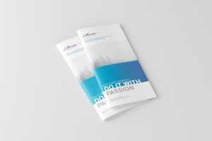 Free DL Brochure Mockup