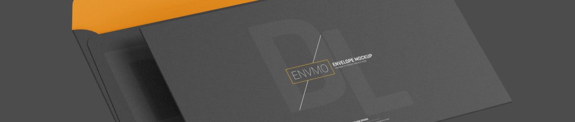 Free DL Envelope Mockup