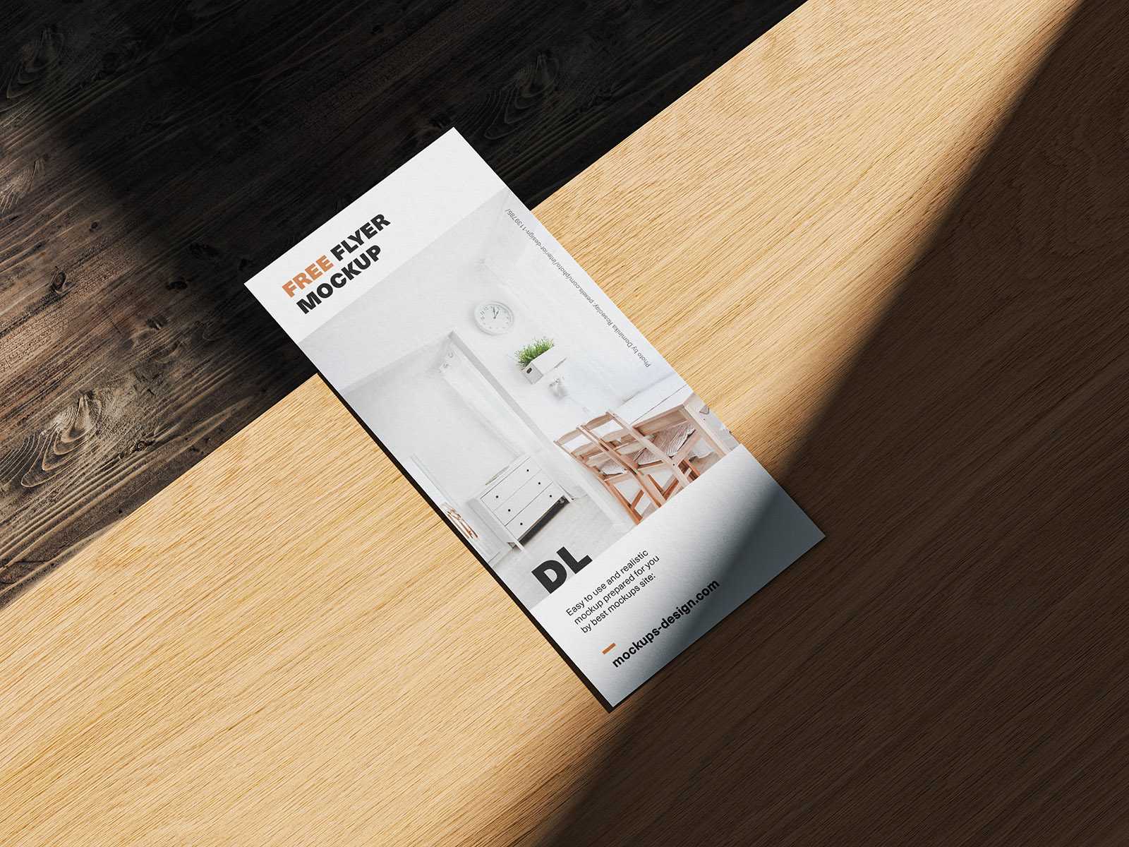 Free DL Flyer Mockup 5 PSD Set