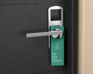 Free Door Hanger Mock-up PSD