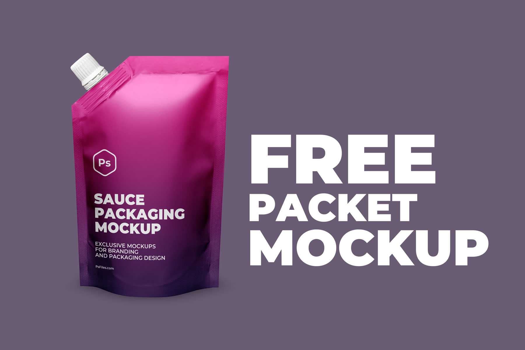 Free Doy Pack Stand-Up Pouch Mockup PSD