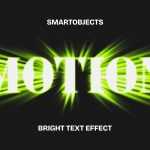 Free Dramatic Light Text Effect PSD