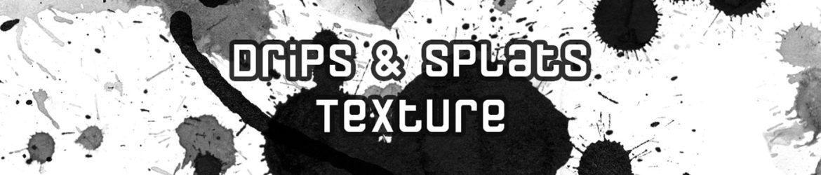 Free Drips and Splats Texture Brushes
