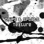 Free Drips and Splats Texture Brushes