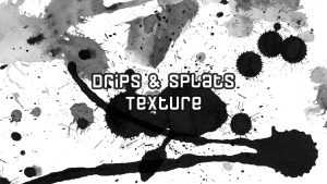 Free Drips and Splats Texture Brushes