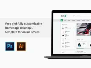 Free E-Commerce UIKit PSD