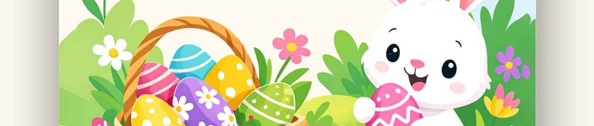 Free Easter Egg Hunt Party A4 Flyer Design PSD Template – Kids Easter Event Poster