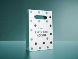 Free Eco Friendly Gift Bag Mockup PSD