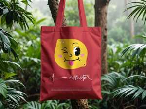 Free Eco-Friendly Tote Bag Mockup PSD