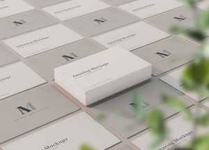 Free Elegant Business Card Mockup PSD