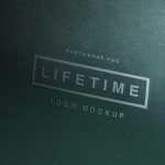 Free Embossed Logo Mockup (PSD)