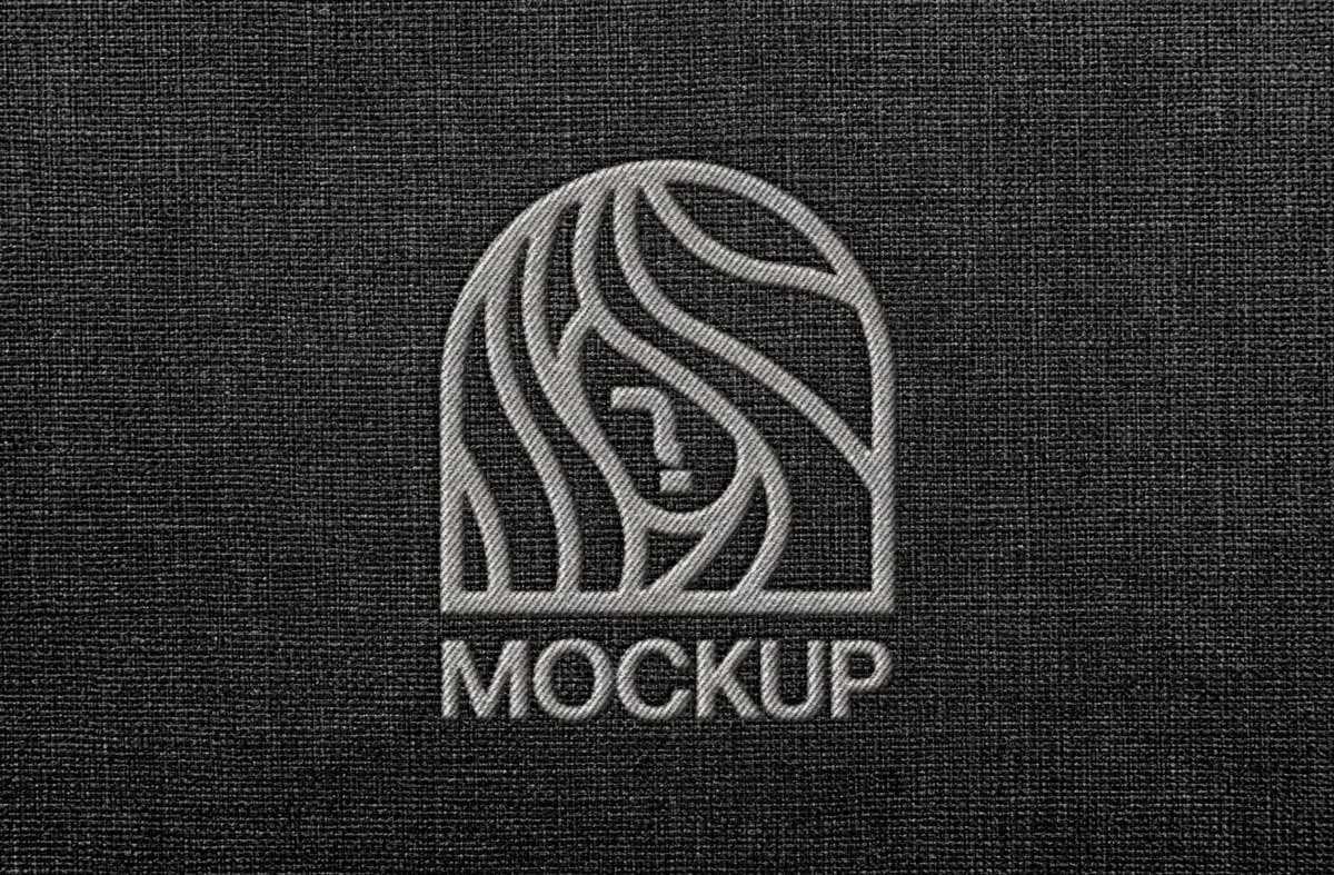 Free Embroidered Logo Mockup PSD – Realistic Fabric Embroidery Logo Mockup Free Download - Free Photoshop Files | PsFiles