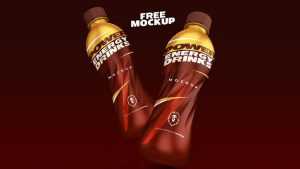 Free Energy Drink Package Mockup PSD