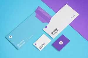 Free Envelope and Business Card Mockups