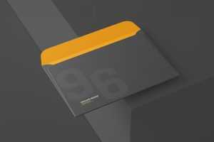 Free Envelope Mockup - 6x9 Inch