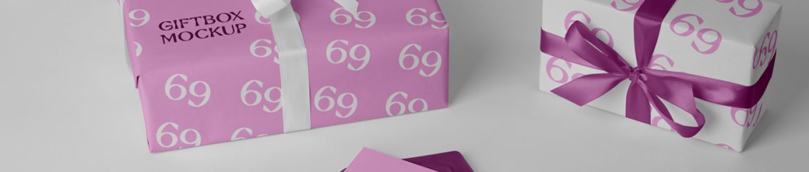 Free Envelope with Two Boxes Mockup Free Envelope with Two Boxes Mockup