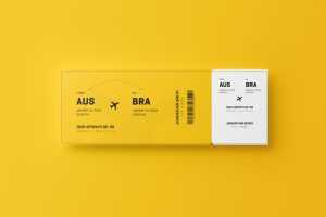 Free Event Ticket Mockup