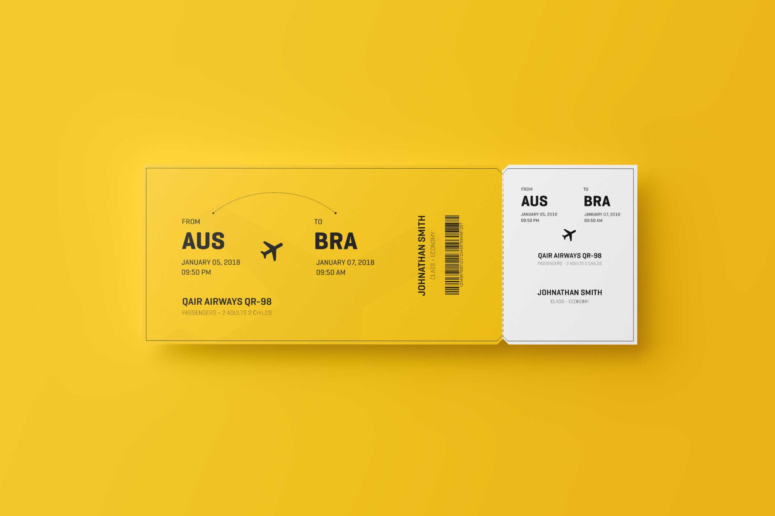 Free Event Ticket Mockup