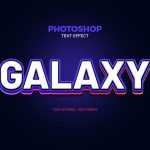 Free Exposed Stroke Line Photoshop Text Effect PSD Template