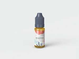 Free Eye Dropper Bottle Sticker Mockup