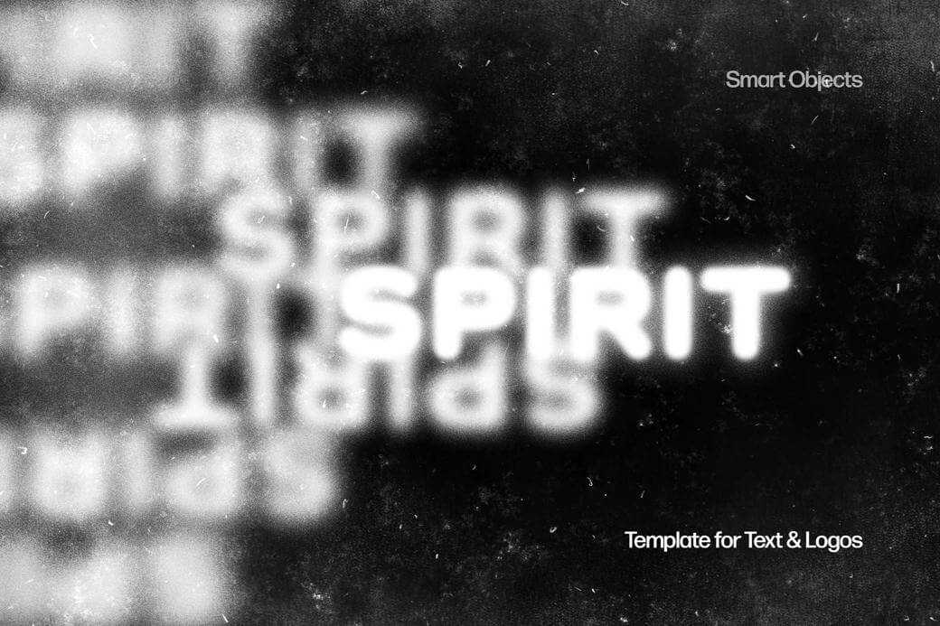 Free Faded Ghost Blurred Text Effect