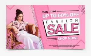 Free Fashion Sale Banner Set PSD Template