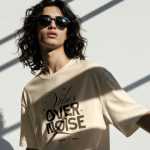 Free Female Model Oversized T-Shirt Mockup PSD for Printify / Shopify
