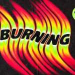 Free Fiery Melting Burning Gradient Map PSD Text Effect File