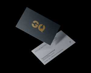 Free Floating Business Card Mockup