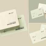 Free Floating Credit Card Mockup PSD Set