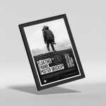 Free Floating Frame Poster Mockup PSD