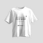 Free Floating Oversized T-Shirt Mockup