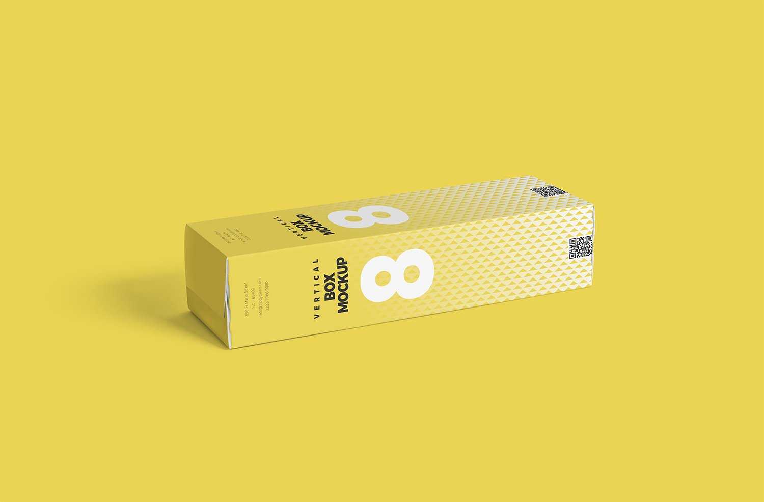 Free Foil Paper Box Package Mockup
