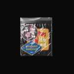 Free Foil with Three Sticker Mockup