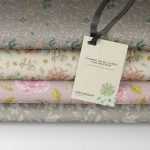 Free Folded Fabric Mockups with Label Tag Mockup PSD