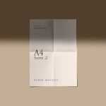 Free Folded Paper Mockup Set with Shadow Overlay - Free PSD Mockups | PsFiles