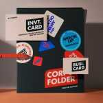 Free Folder, Business Card & Invite Stationery Mockup PSD
