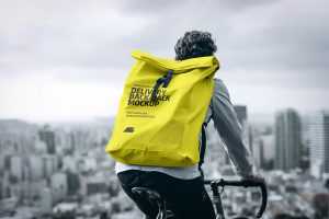 Free Food Delivery Bag Mockup