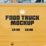 Free Food Truck Mockup