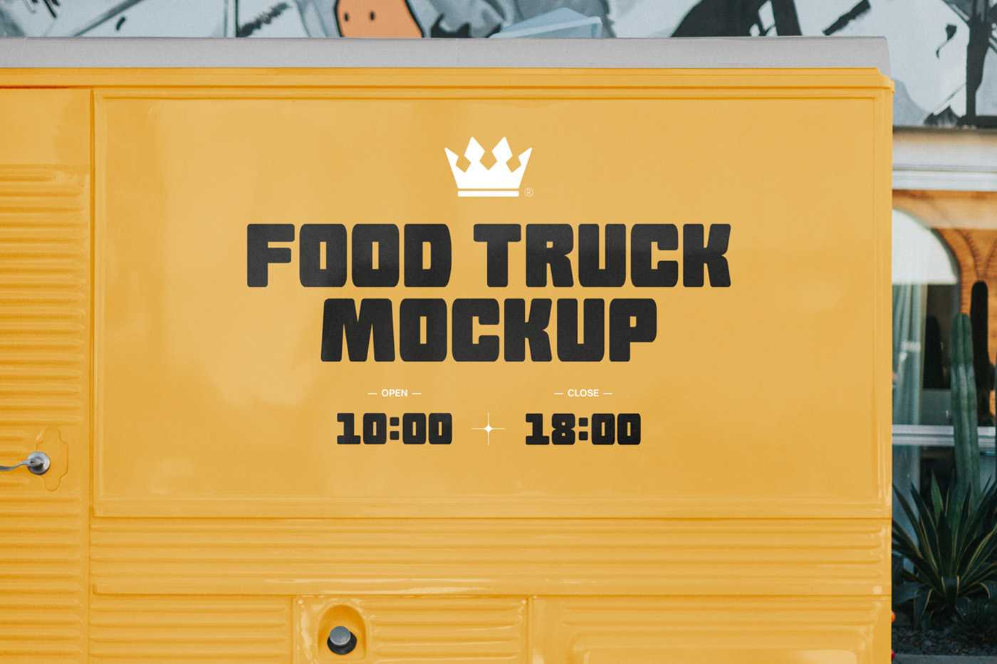 Free Food Truck Mockup