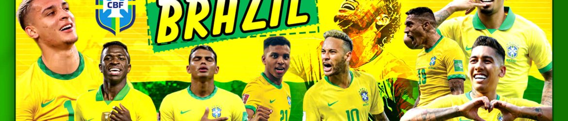 Free Football World Cup Brazil Team Banner Design PSD Download