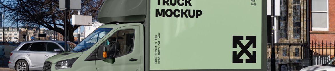 Free Ford Transit Mockup