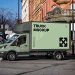 Free Ford Transit Mockup
