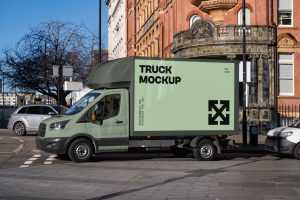 Free Ford Transit Mockup
