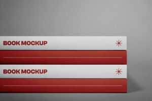 Free Four Book Mockups