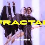 Free Fractal Mirror Photo Effect PSD